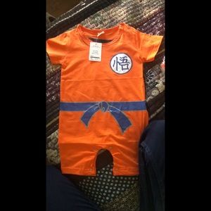 Goku baby onesie
